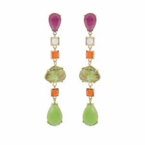 Pendiente Colección Multicolor Ácida BILYFER