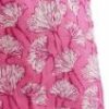 Foulard Fucsia Flores Blancas y Detalles Dorados - Imagen 2