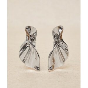 Pendientes abanico acero LATIDO