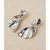 Pendientes abanico acero LATIDO - Imagen 2
