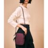 Bolso mini tejido técnico morado LATIDO