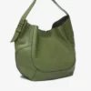 BOLSO DE HOMBRO EN PIEL VERDE ABBACINO