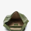BOLSO DE HOMBRO EN PIEL VERDE ABBACINO - Imagen 2