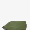 BOLSO DE HOMBRO EN PIEL VERDE ABBACINO - Imagen 3