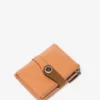 CARTERA PEQUEÑA EN PIEL BICOLOR NARANJA ABBACINO - Imagen 5