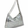 BOLSO FIESTA MALLA METÁLICA PLATA MARTINA K