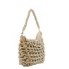 CLUTCH METALIC CORD ELOISE BEIGE SIMOSASTRE - Imagen 4