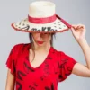 SOMBRERO DE RAFIA LUNARES ANEKKE - Imagen 4