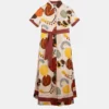 VESTIDO LARGO MANGA CORTA ALMA TALLA S/M ANEKKE - Imagen 4