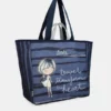 BOLSO DE PLAYA GRANDE AZUL ANEKKE