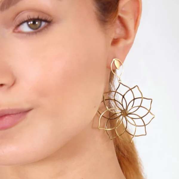 PENDIENTES LEMONS SUNELLE DORADO ANARTXY - Imagen 6
