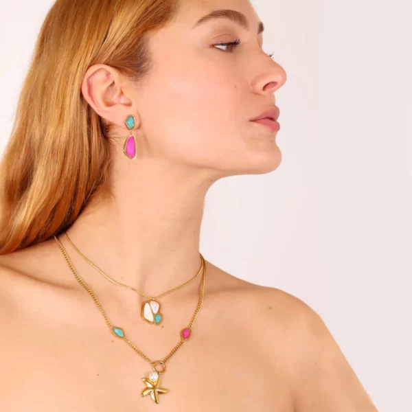 PENDIENTES AQUA LAGOON ANARTXY - Imagen 3