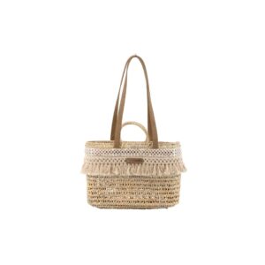 SHOPPER NUDOS NICOLE BEIGE SIMOSASTRE