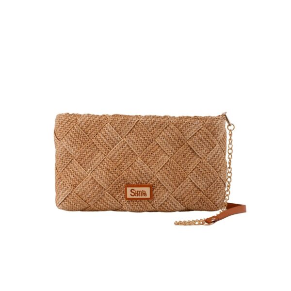 CLUCHT  STRAPS ZHOE CAMEL  SIMOSASTRE