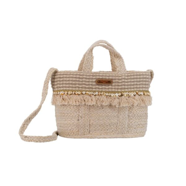 TOTE JUTE VALENTINA BEIGE SIMOSASTRE