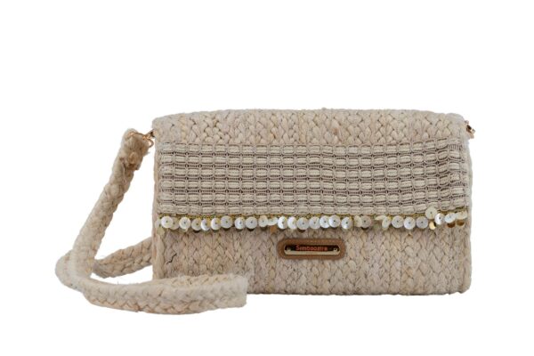 CROSS JUTE VALENTINA BEIGE SIMOSASTRE - Imagen 5