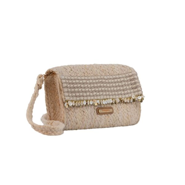 CROSS JUTE VALENTINA BEIGE SIMOSASTRE - Imagen 3