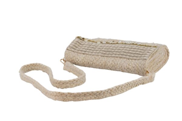 CROSS JUTE VALENTINA BEIGE SIMOSASTRE - Imagen 2