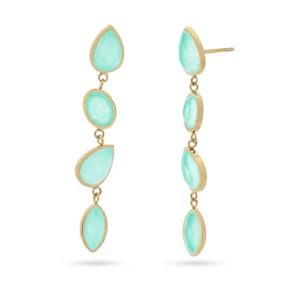 PENDIENTES DROPS RAIN TURQUESA ANARTXY