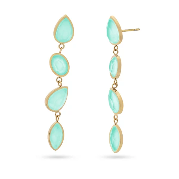 PENDIENTES DROPS RAIN TURQUESA ANARTXY