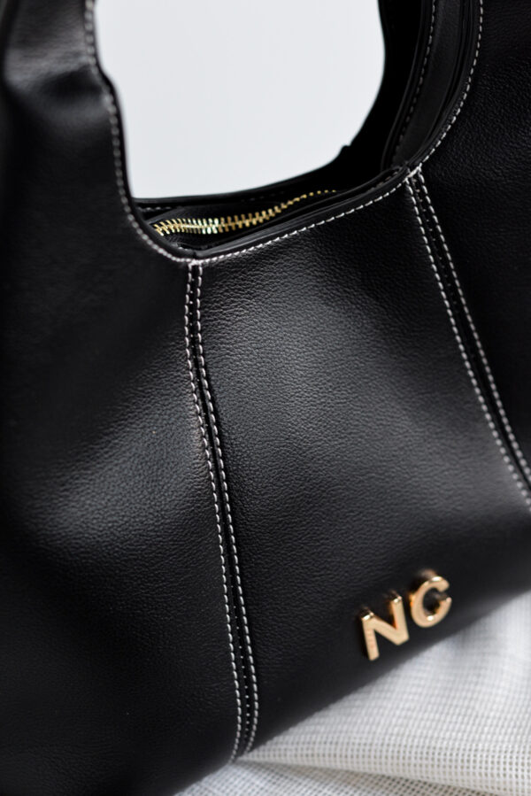 BOLSO HOBO PESPUNTES CORAZON NOCO - Imagen 2