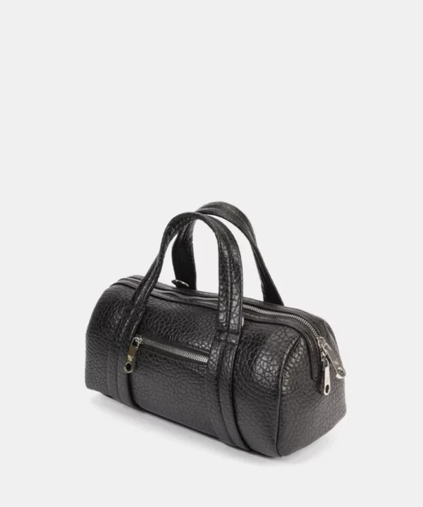 BOLSO DE MANO BAÚL AITANA BLACK PEPE MOLL - Imagen 2