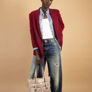 BOLSO DE HOMBRO LEONOR TAUPE PEPE MOLL