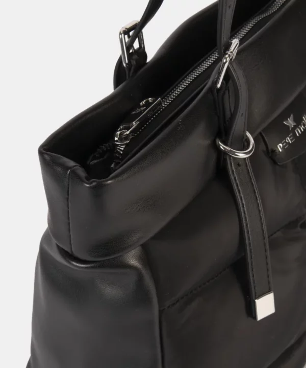 BOLSO DE HOMBRO LEONOR BLACK PEPE MOLL - Imagen 3