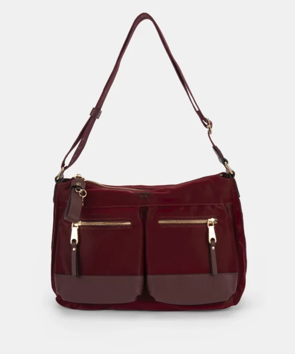 BOLSO DE HOMBRO MARISOL BORDO PEPE MOLL
