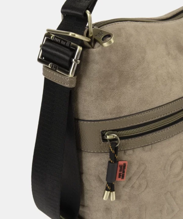 BOLSO MOCHILA CAYETANA TAUPE PEPE MOLL - Imagen 3
