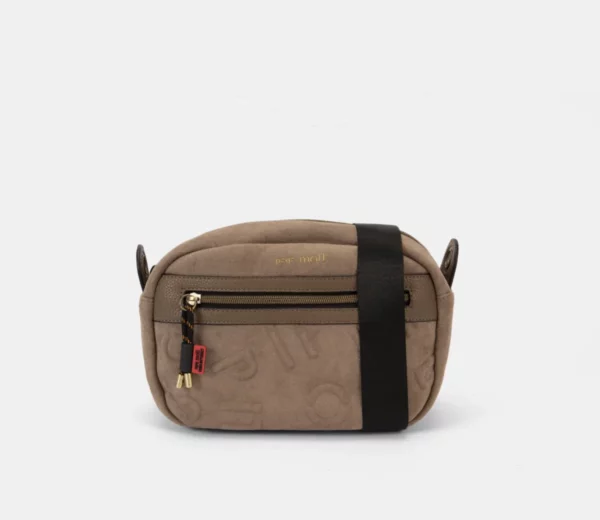 BOLSO BANDOLERA CAYETANA TAUPE PEPE MOLL