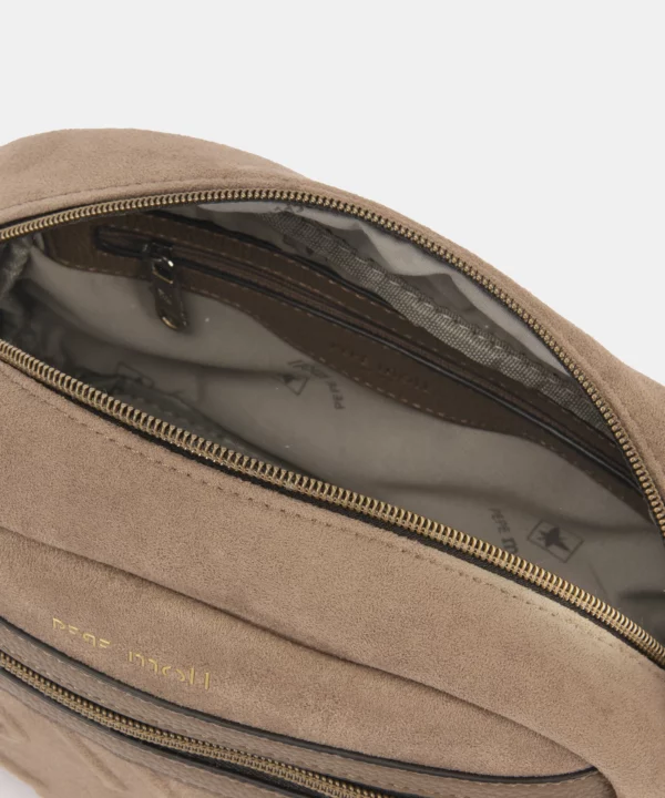 BOLSO BANDOLERA CAYETANA TAUPE PEPE MOLL - Imagen 5