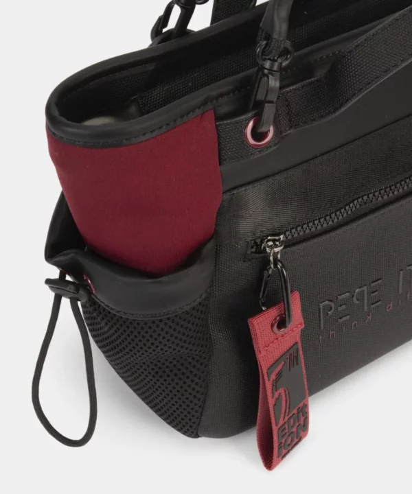 BOLSO DOS ASAS SARAH TRI-BLACK PEPE MOLL - Imagen 3