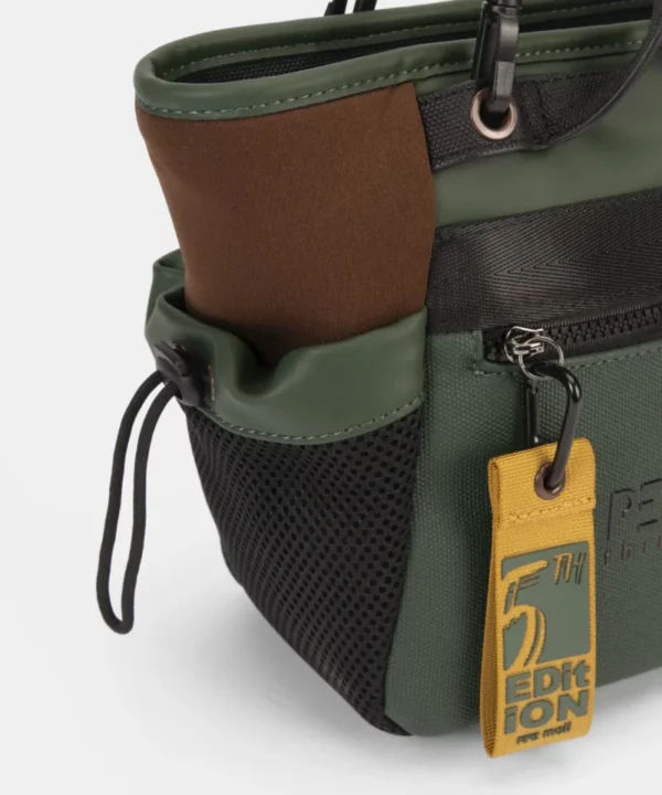 BOLSO DOS ASAS SARAH TRI-GREEN PEPE MOLL - Imagen 3