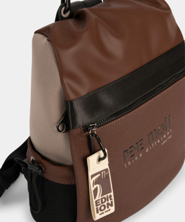 MOCHILA SARAH MARRON PEPE MOLL - Imagen 3