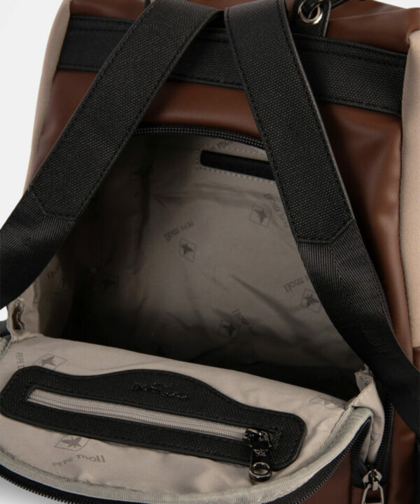 MOCHILA SARAH MARRON PEPE MOLL - Imagen 4