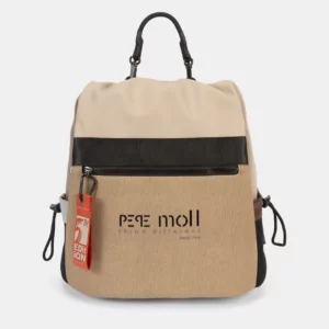 MOCHILA SARAH BEIGE PEPE MOLL