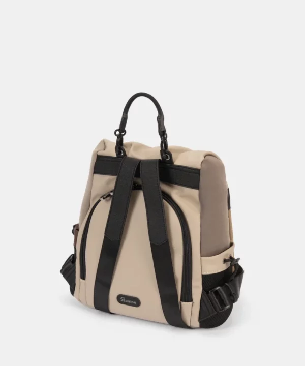 MOCHILA SARAH BEIGE PEPE MOLL - Imagen 2