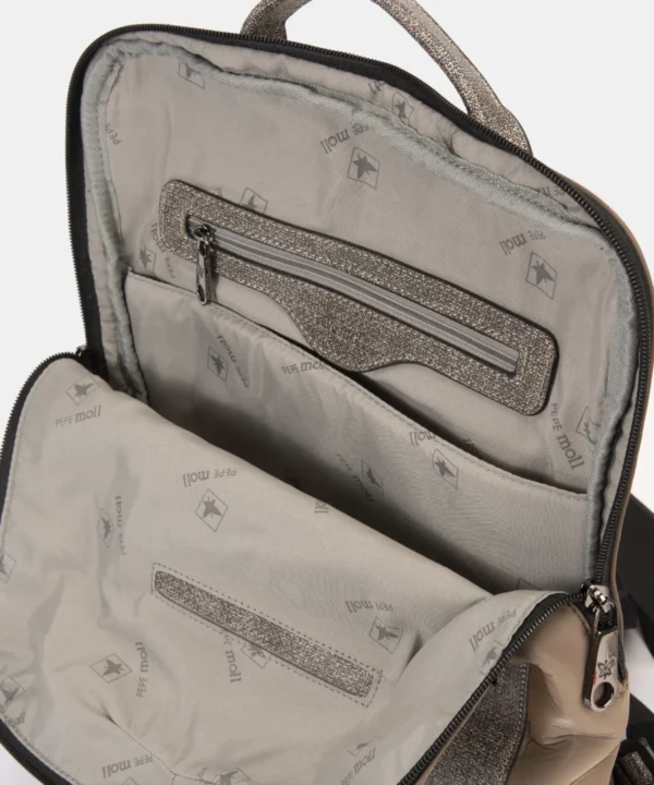 MOCHILA AMARAL BEIGE PEPE MOLL - Imagen 4