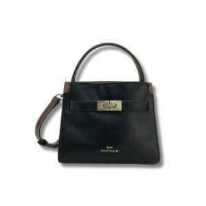 BOLSO DE MANO DETALLE METÁLICO CLASS NEGRO MARTINA K