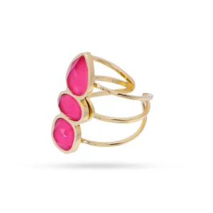 ANILLO DROPS PETAL ROSA SNARTXY