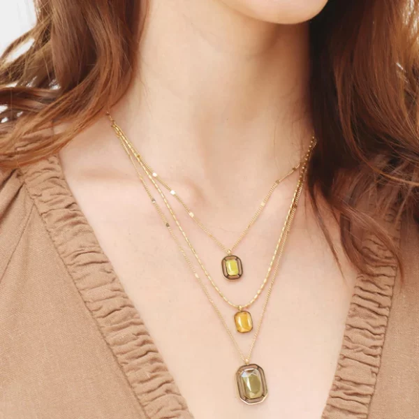 COLLAR PIXELS GLOWD AMARILLO ANARTXY - Imagen 2