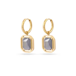 PENDIENTES PIXELS FLARELLE GRIS ANARTXY