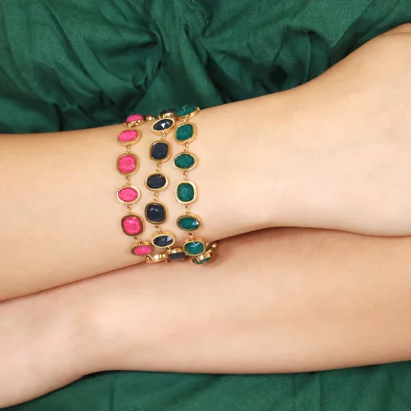 PULSERA DROPS PETAL ROSA ANARTXY - Imagen 2