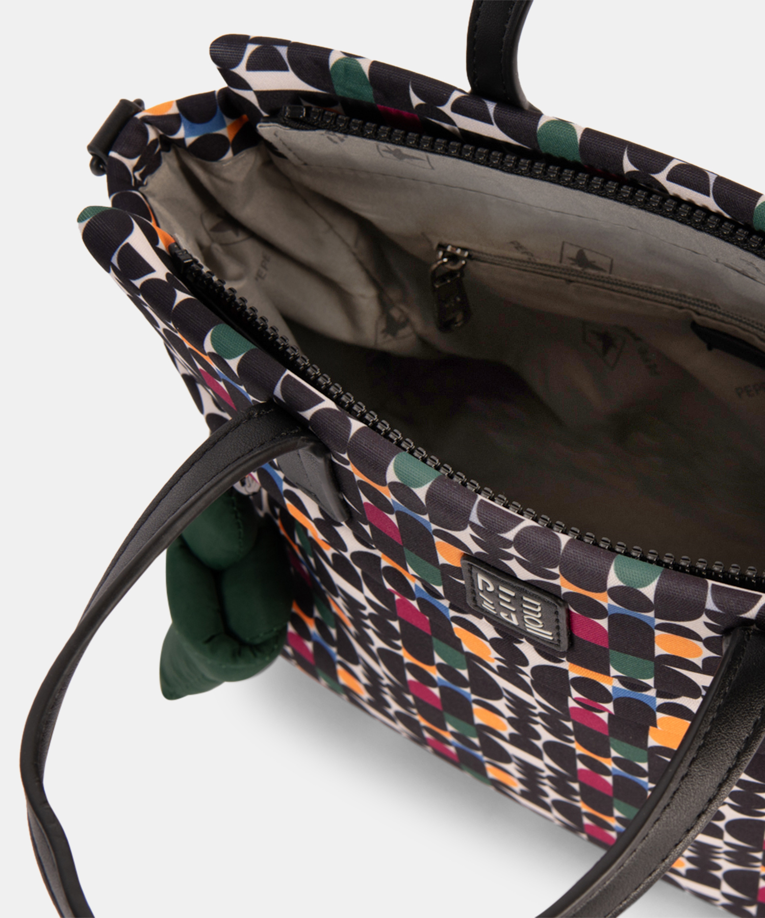 BOLSO DE MANO NEGRO GEMMA PEPE MOLL - Imagen 4