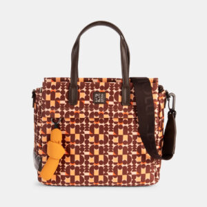 BOLSO DE MANO BROWN GEMMA PEPE MOLL