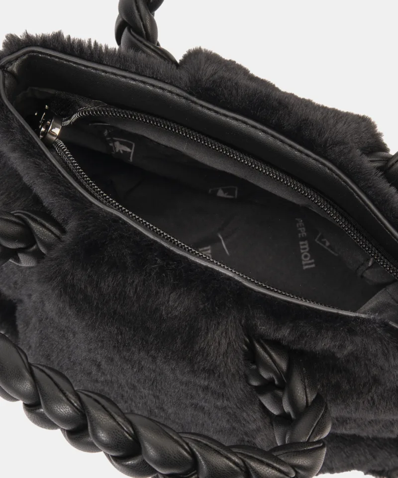 BOLSO PELO SORAYA NEGRO PEPE MOLL - Imagen 3