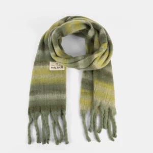 BUFANDA RAYAS VERDE PEPE MOLL