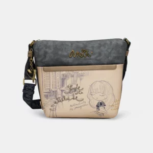 BANDOLERA GRANDE CON BOLSILLO FRONTAL STUDIO  ANEKKE