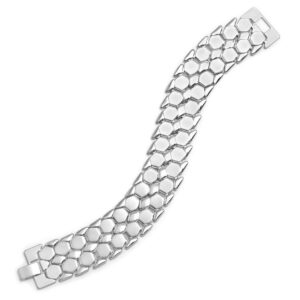 PULSERA PANEL SILVER GOLDEN WINTER PERTEGAZ